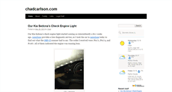 Desktop Screenshot of chadcarlson.com